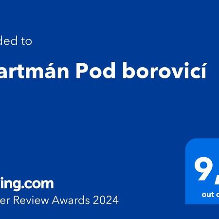 Apartman Pod Borovici Kovalovice Buitenkant foto